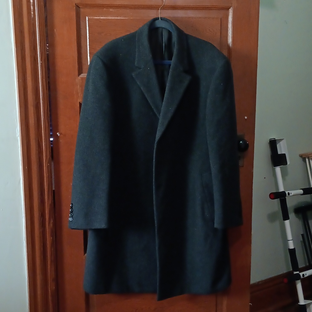 Dark gray Calvin Klein 44 regular overcoat